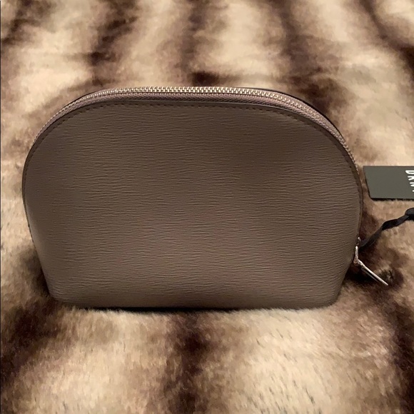 DKNY Leather Cosmetic Pouch Bag - Picture 3 of 5